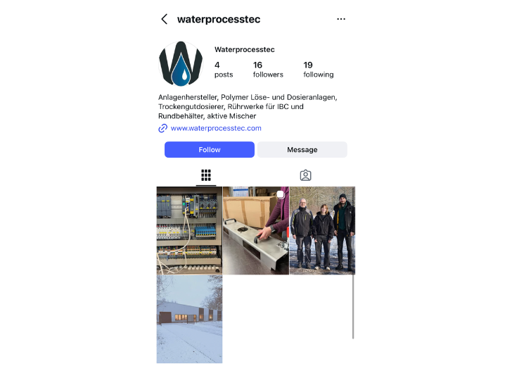 Waterprocesstec goes Social Media
