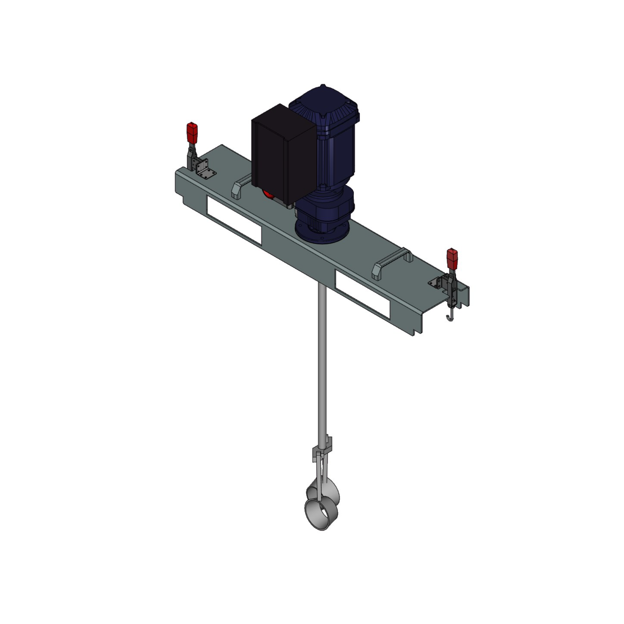 Rührwerk für IBC Container 1,5KW mit Becherrührorgan